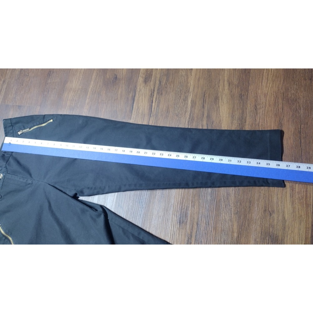 Michael Kors Dress Pants Black Womens Size 10 Classic Work Straight Leg Casual - Picture 10 of 15